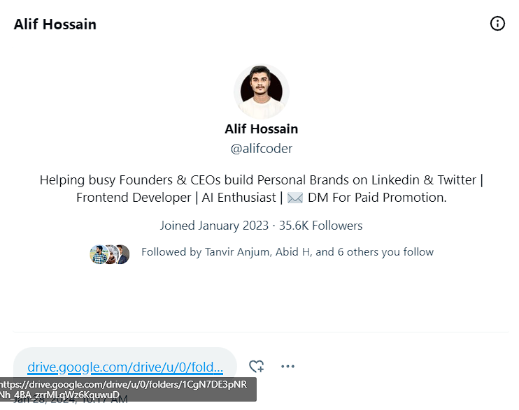 Profil de contributeur