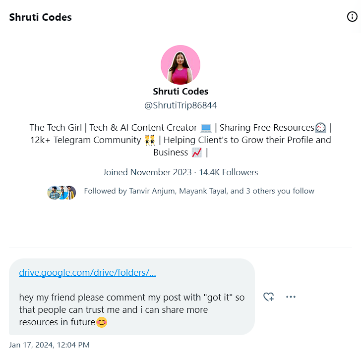 Profil de contributeur